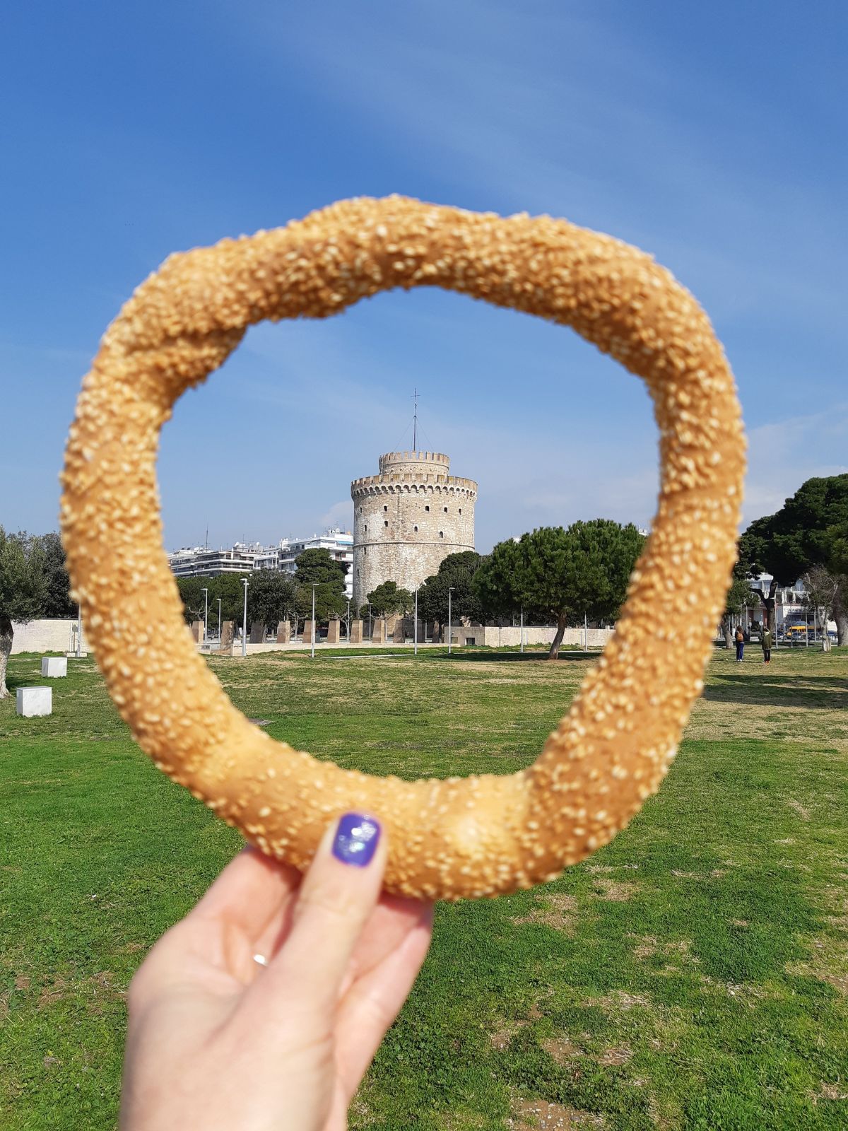 Greek vegan snack koulouri