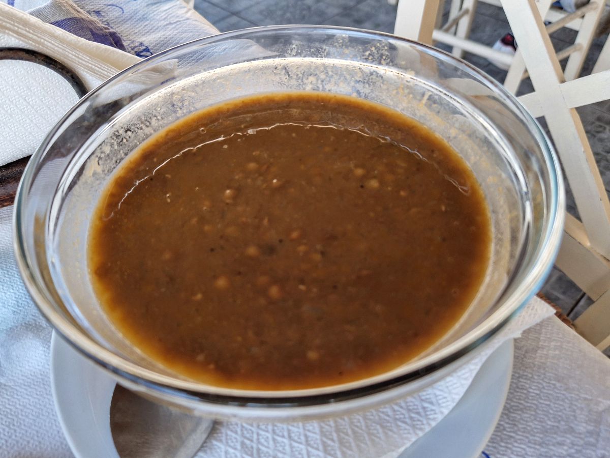 Greek lentil soup