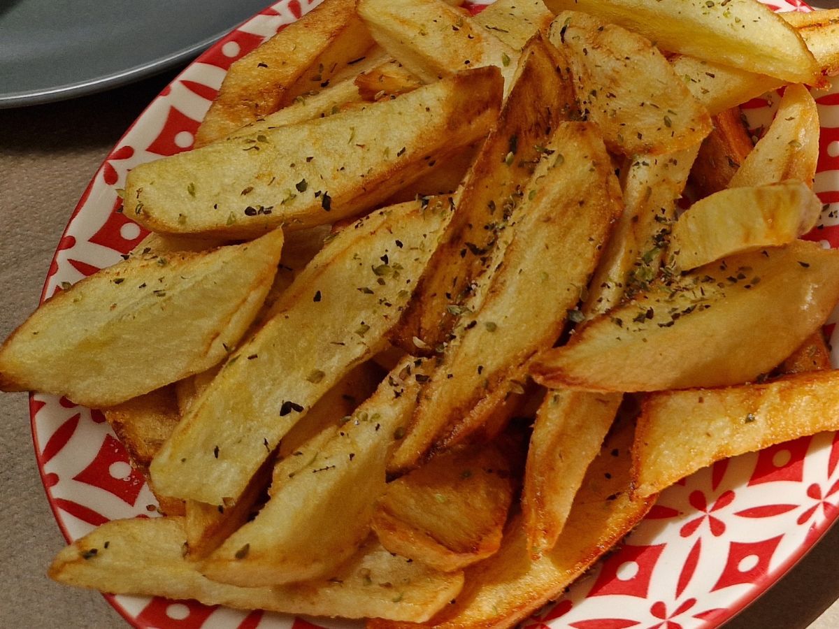 Fried potatoes Greece
