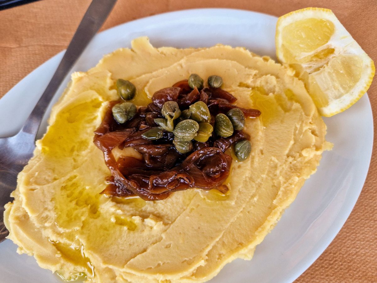 Greek vegan dish fava