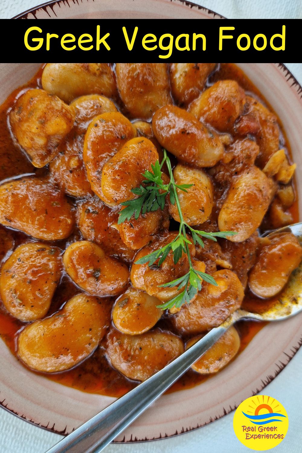 Traditional Greek vegan food