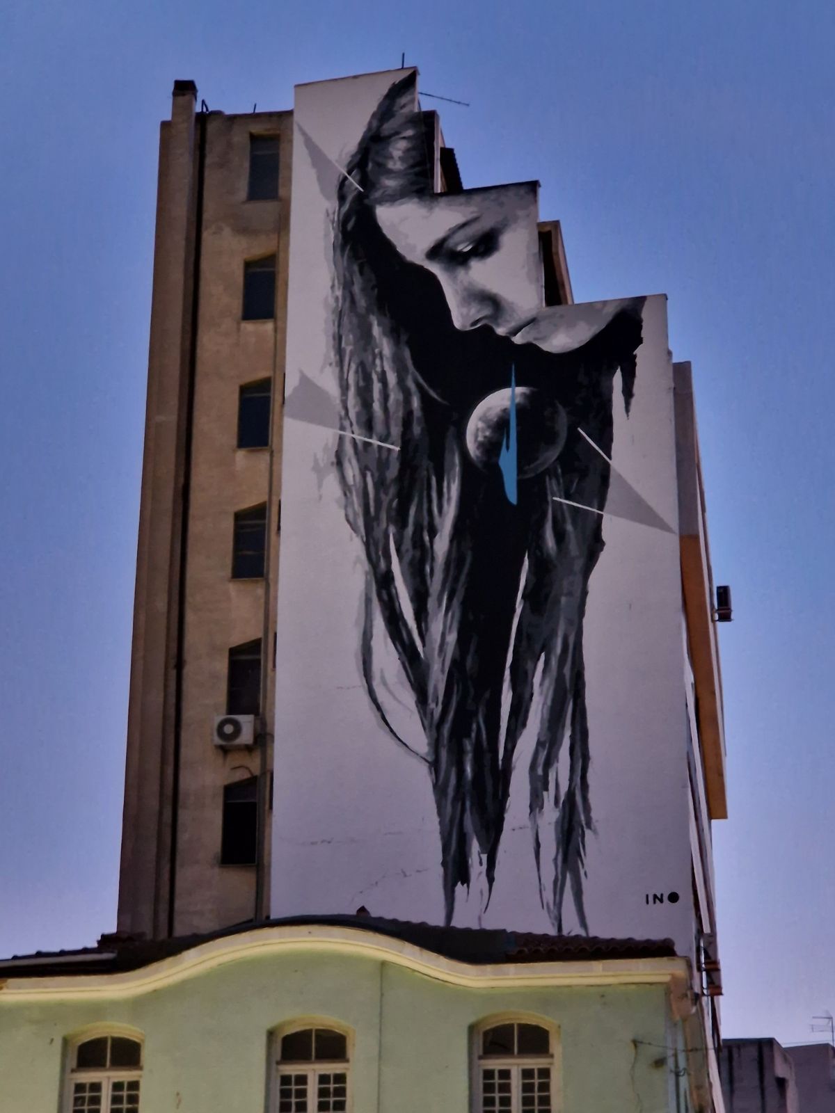 Athens street art mural