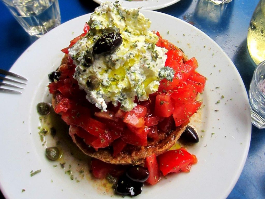 Greek Food Dakos Salad 1024x771 