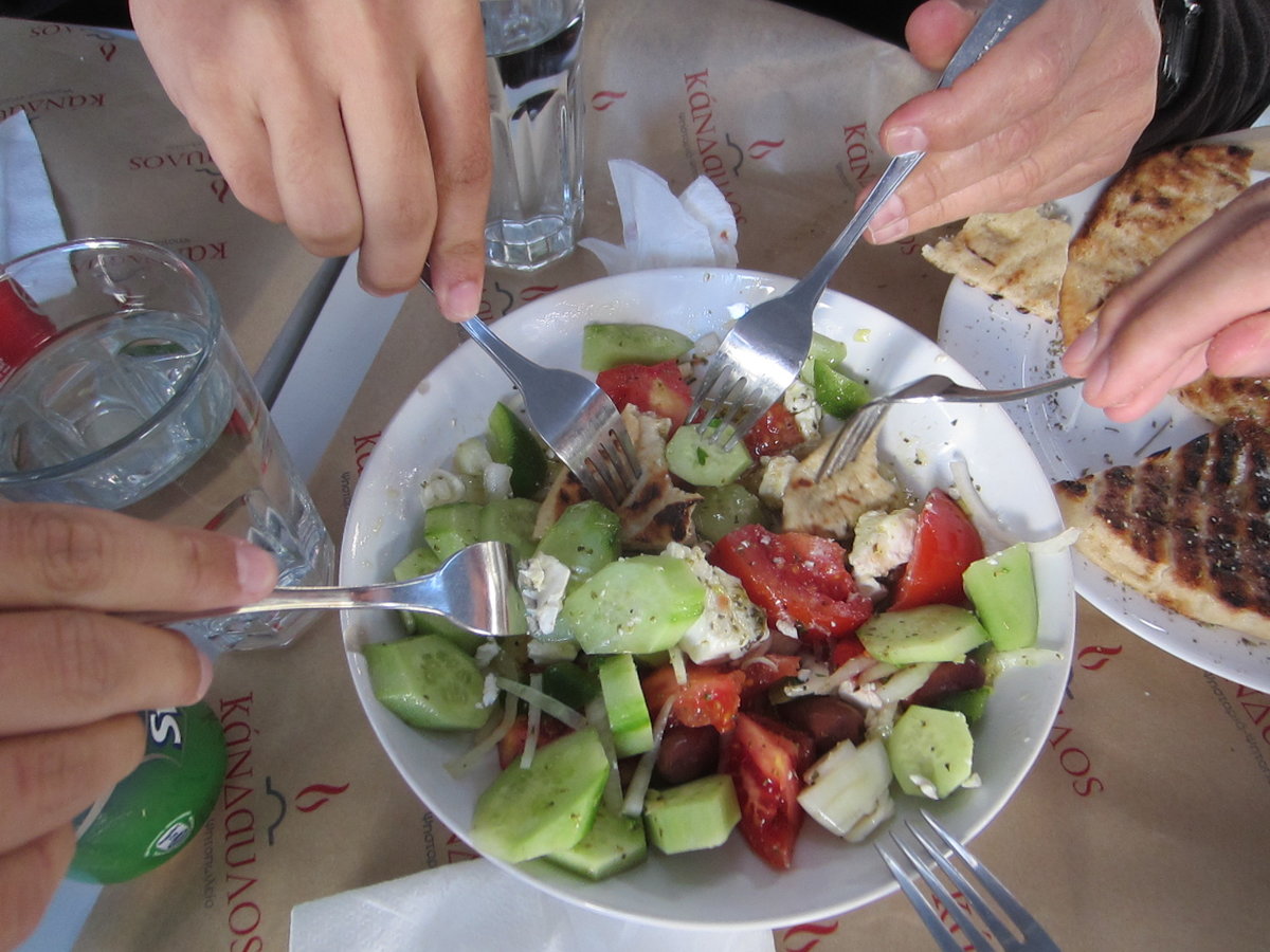 Learn how to create healthy Greek dishes during a food class in Athens
