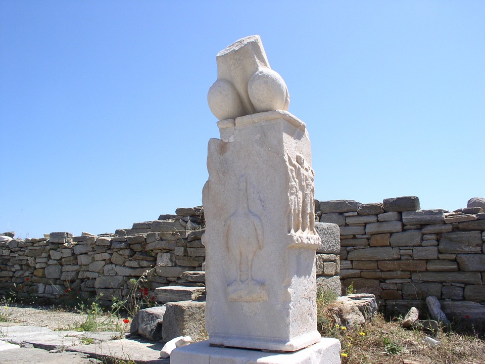 Statue in Ancient Delos
