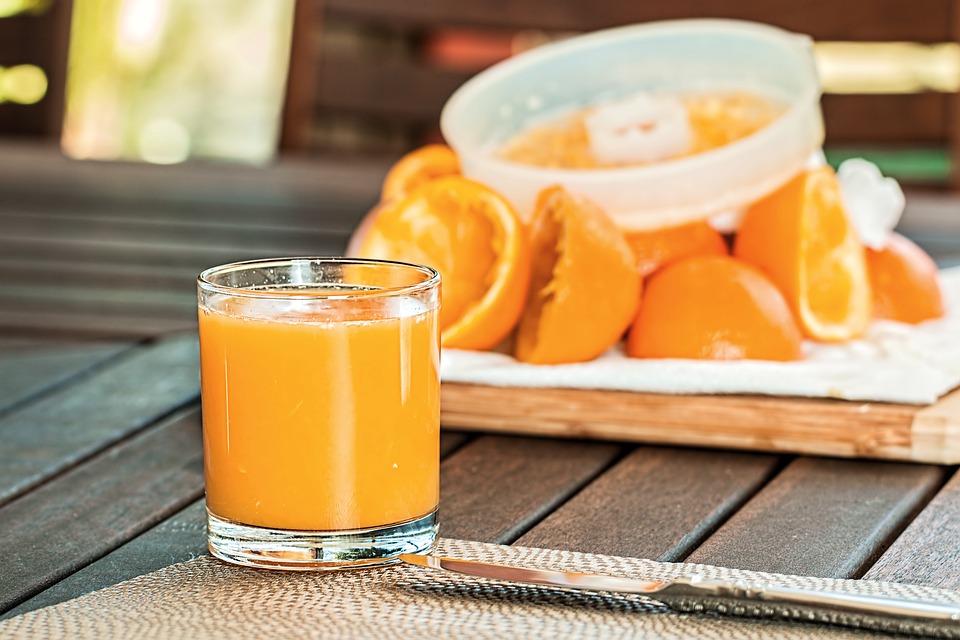 Fresh orange juice is delicious in Greece