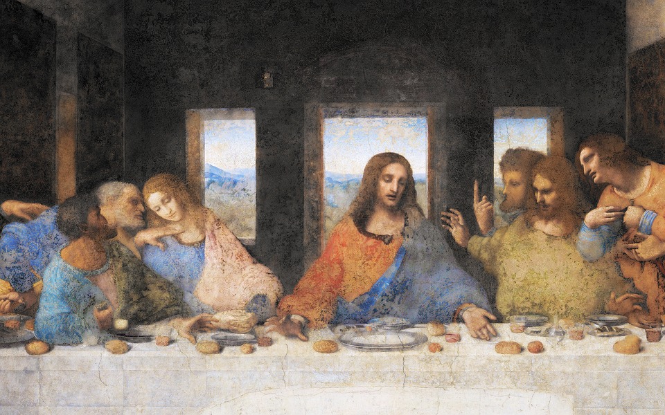 The western world celebrates Easter - Last Supper painting