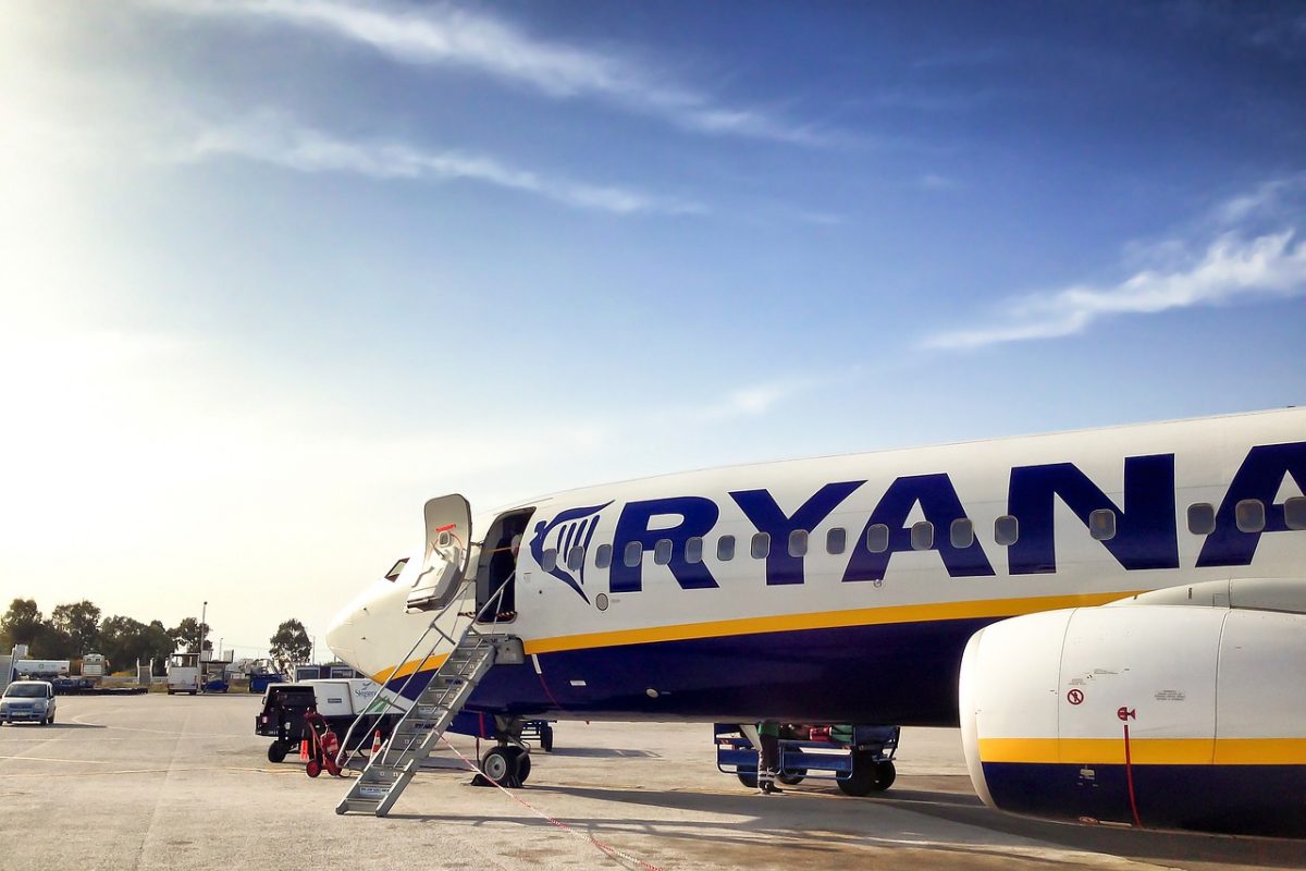 Ryanair flies to Rhodes Greece