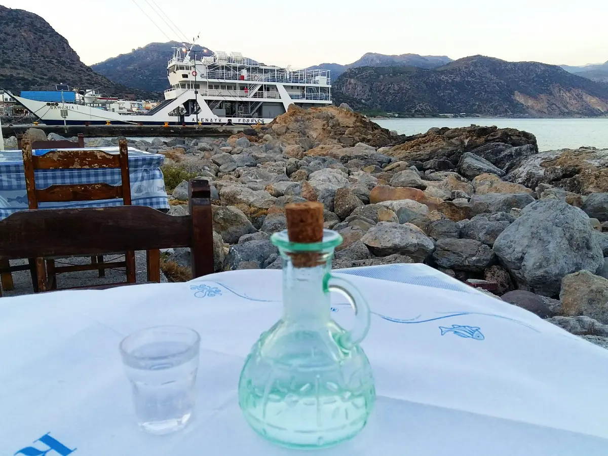 Cretan raki Greek drink
