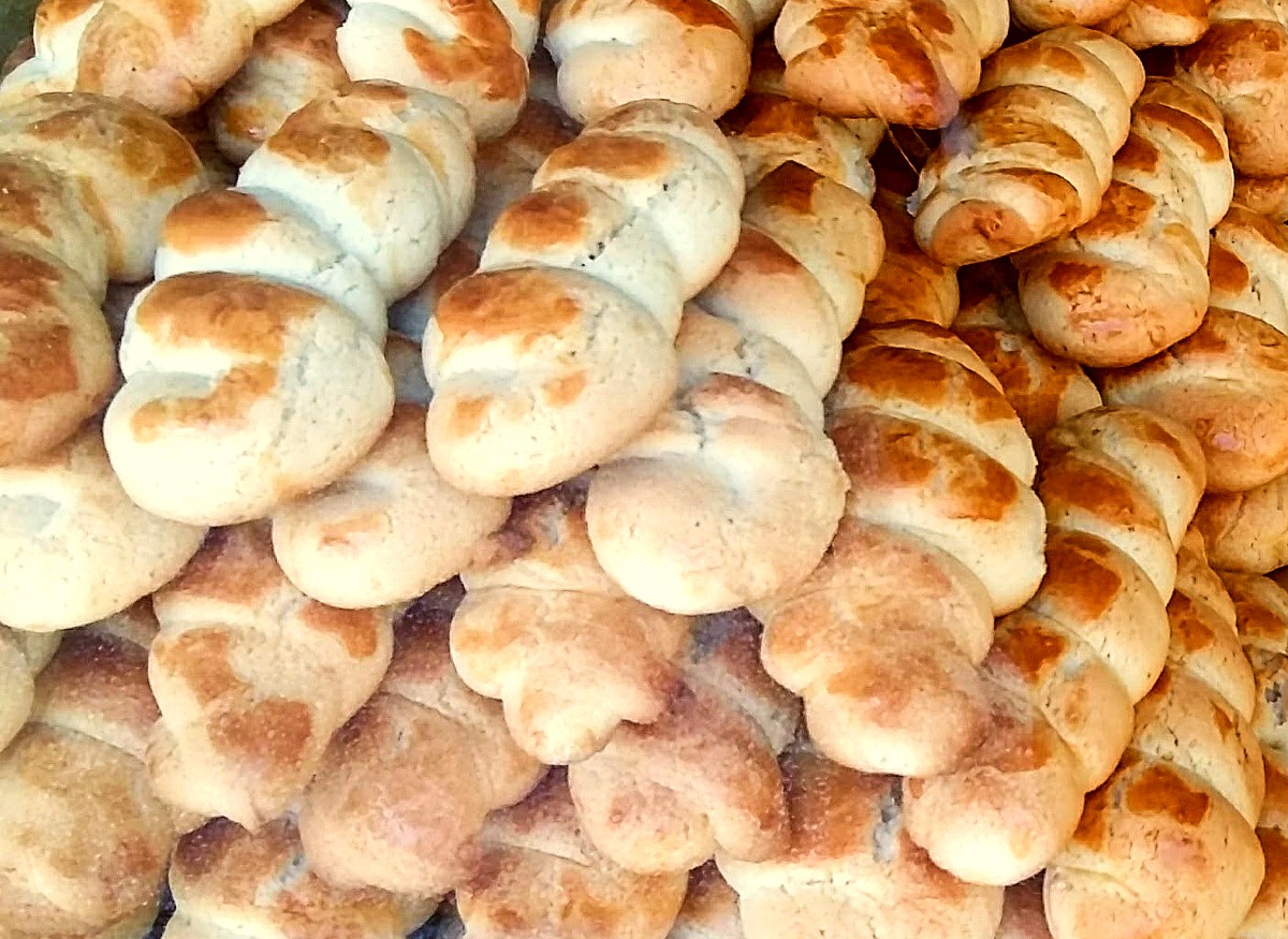 Koulourakia Easter cookies in Greece