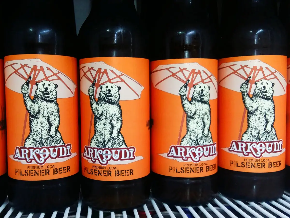 Taste the local Greek beer