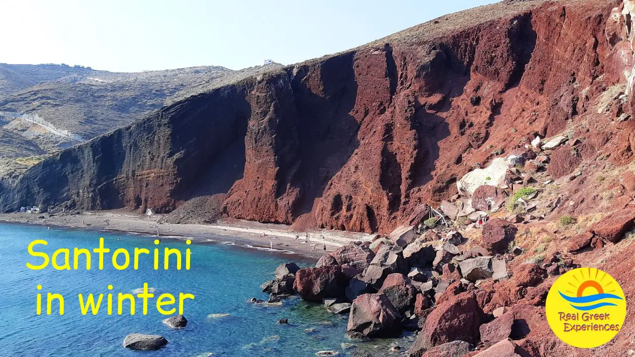 Visit Santorini in winter