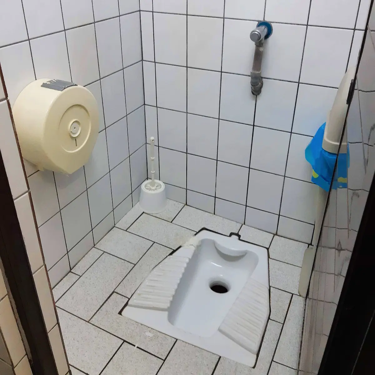 Squat toilet in Meteora Greece