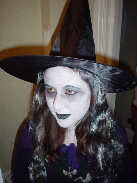 Carnival celebrations in Athens - Vanessa as a witch