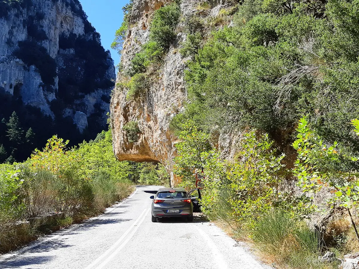 A national road in Greece