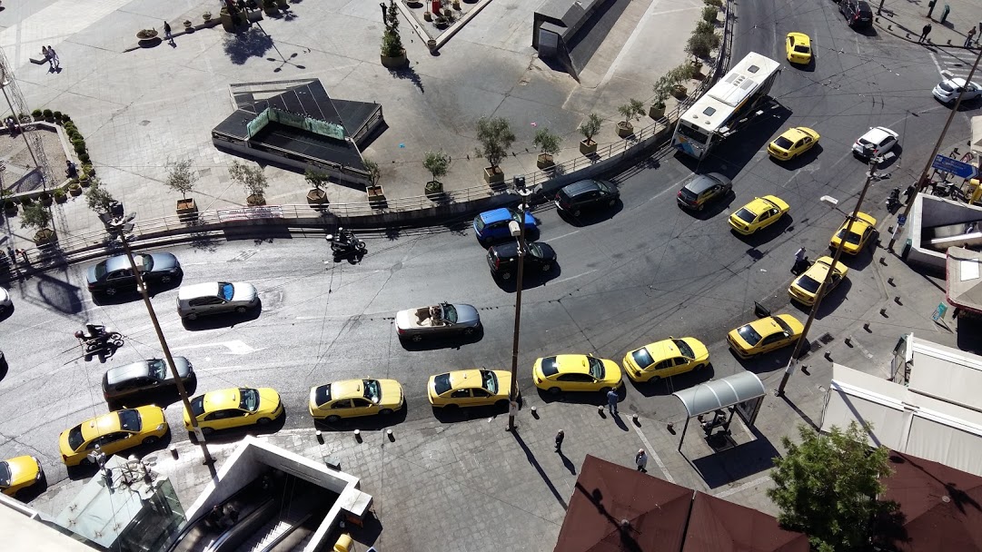 Car drivers in Greece never stop at zebra crossings