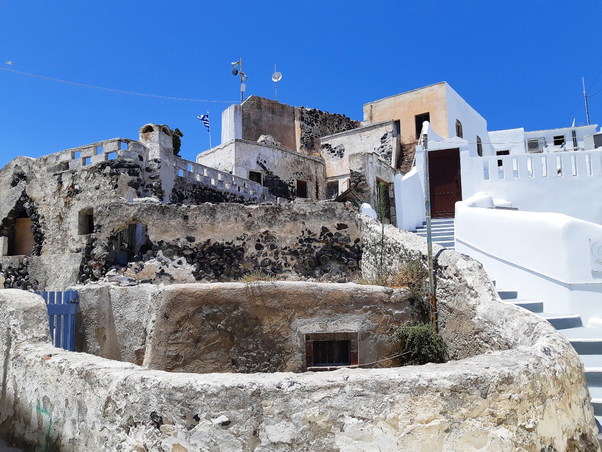Village in Santorini Greece
