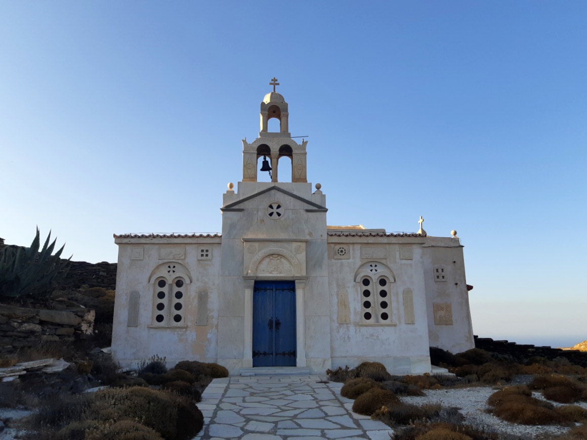 Beautiful church in Tinos island