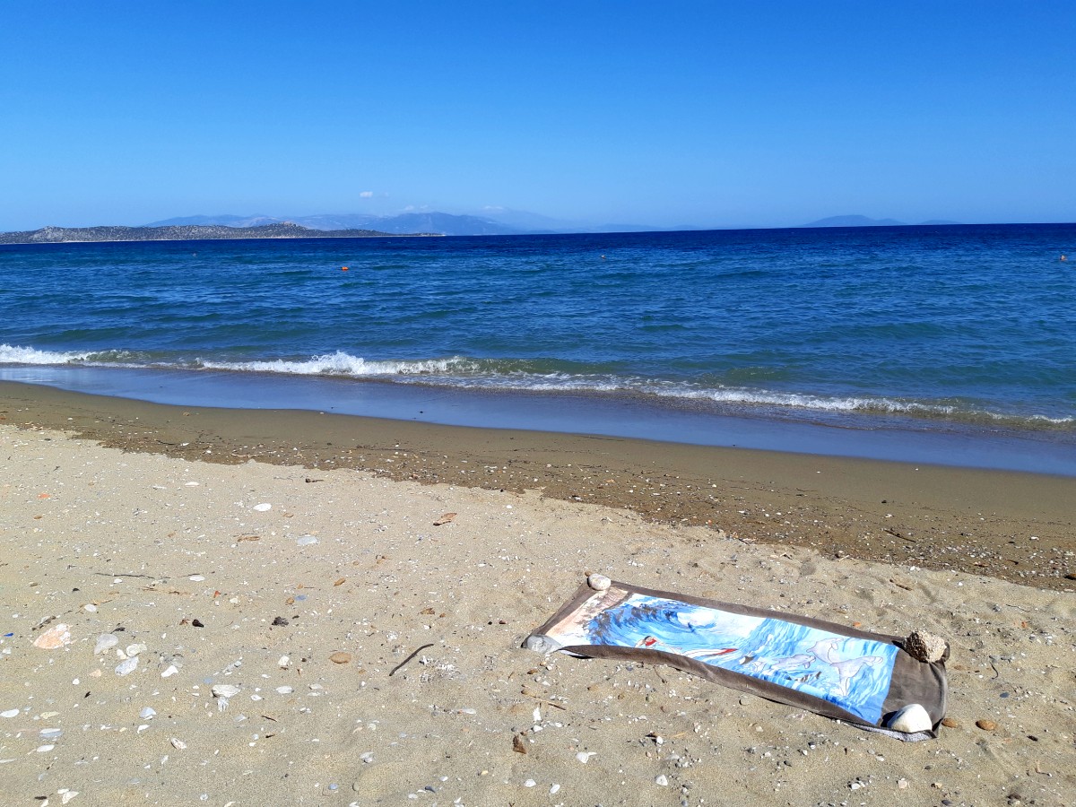 Don't forget your beach towel for Greece