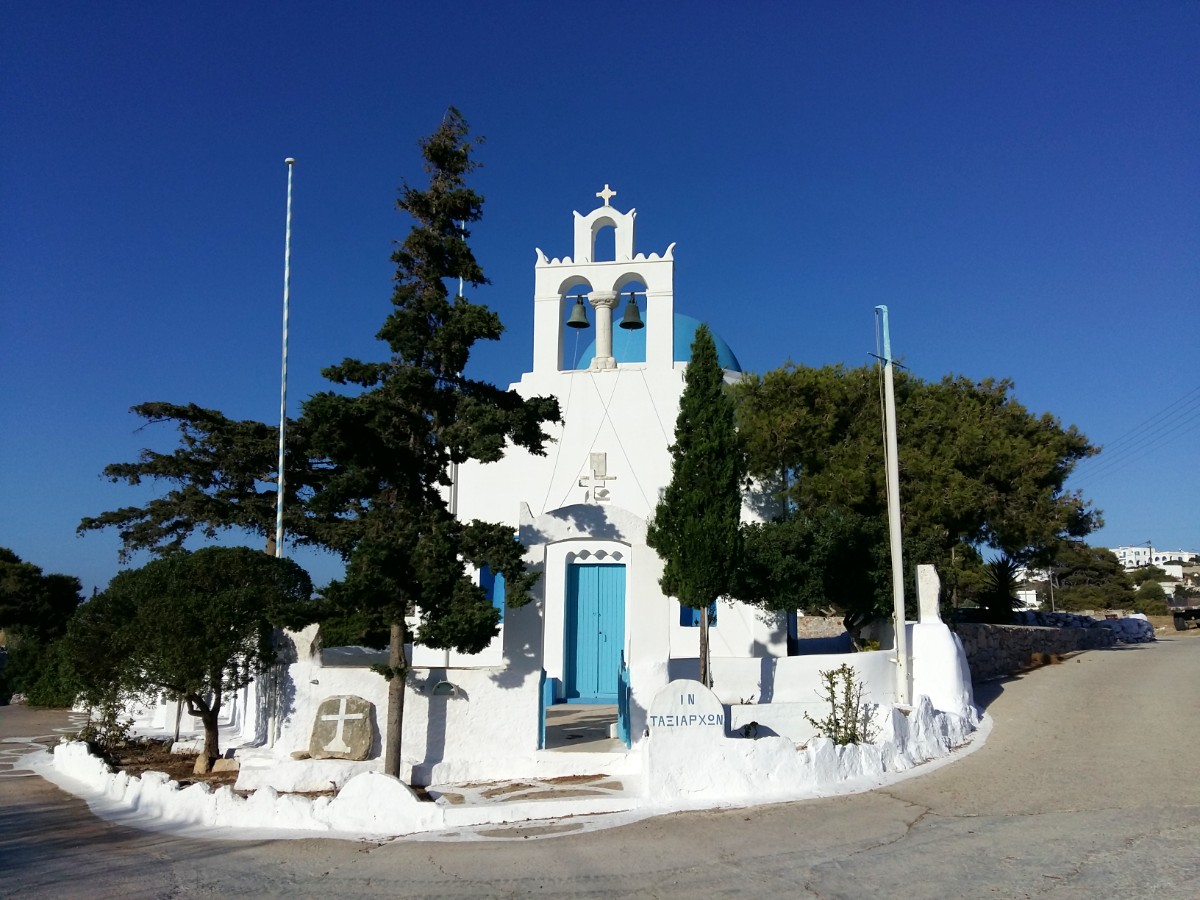 A church in the Cyclades, Iraklia island