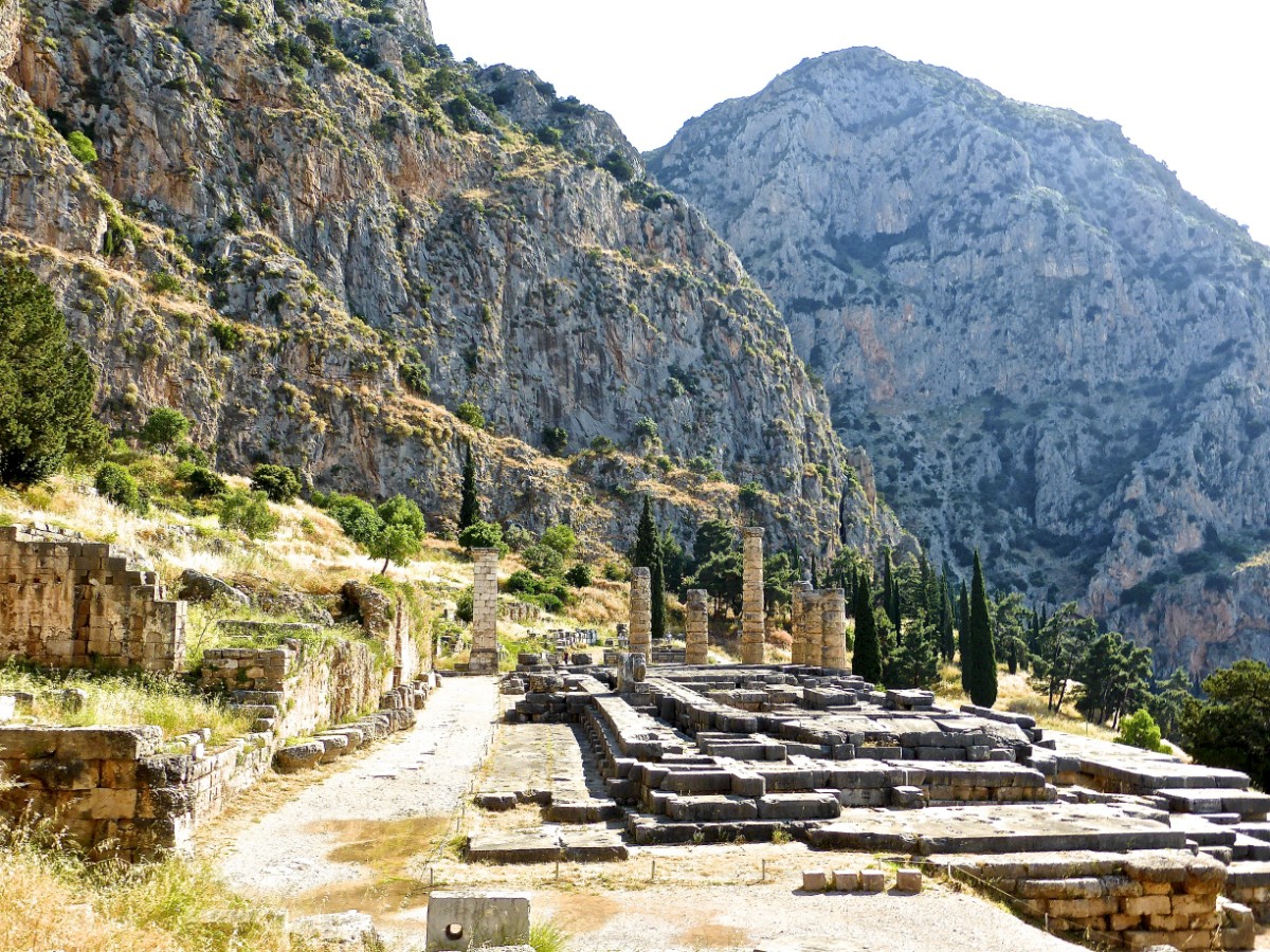 Archaeological site of Delphi Greece