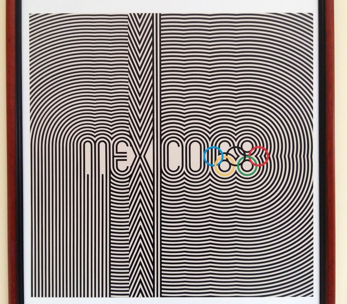 Mexico city Olympic Games in 1968 poster