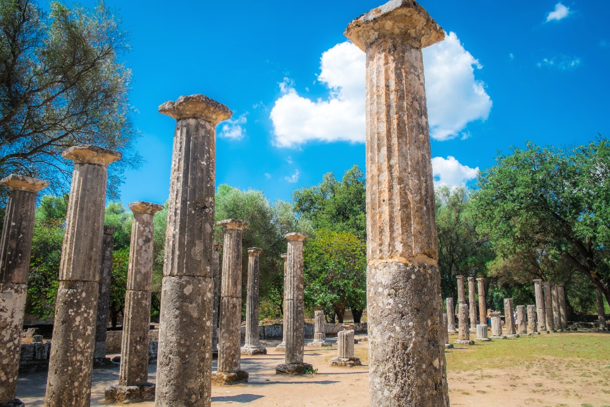 The site of Ancient Olympia in Greece