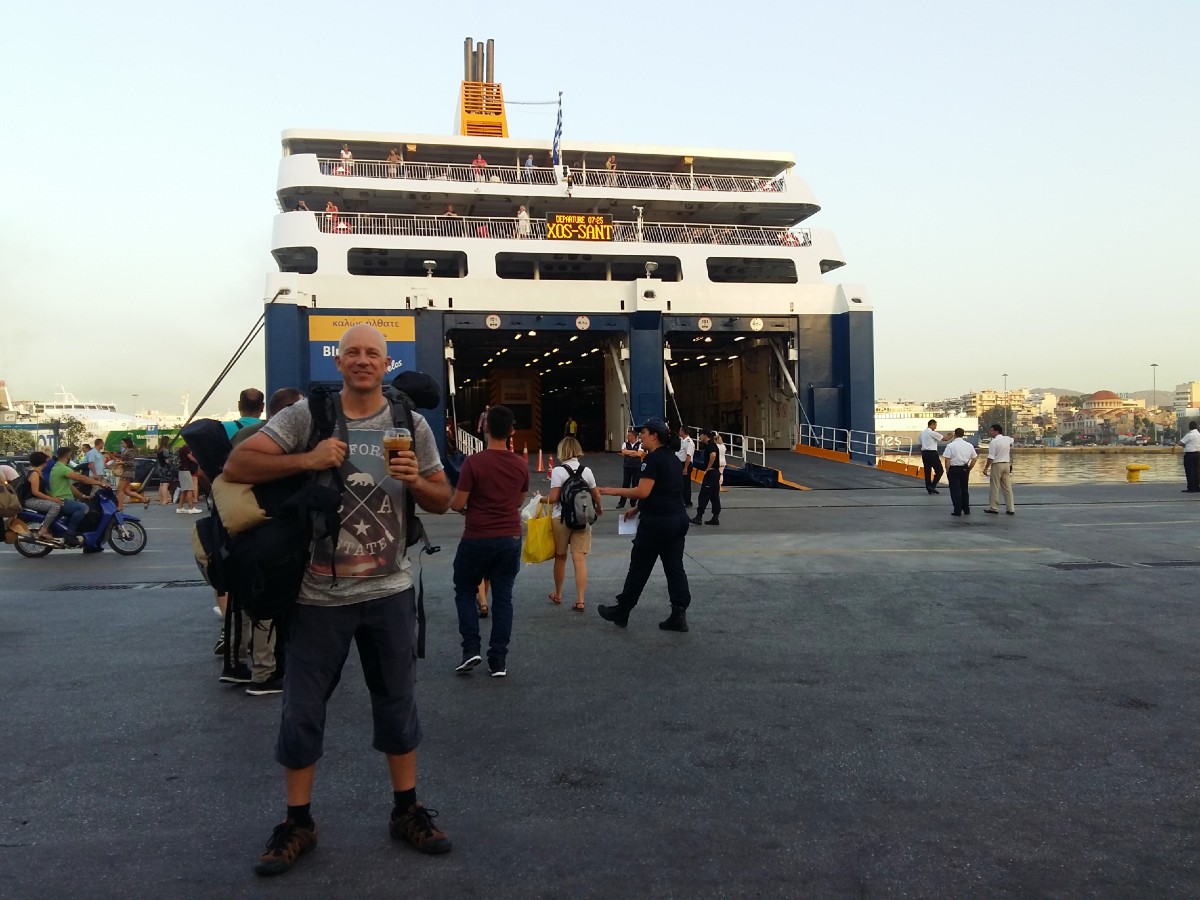 Ferry from Piraeus port