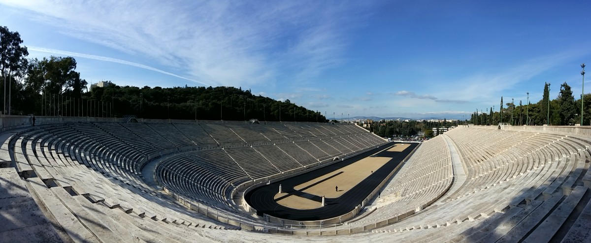 The Panathenaic Stadium in Athens Greece