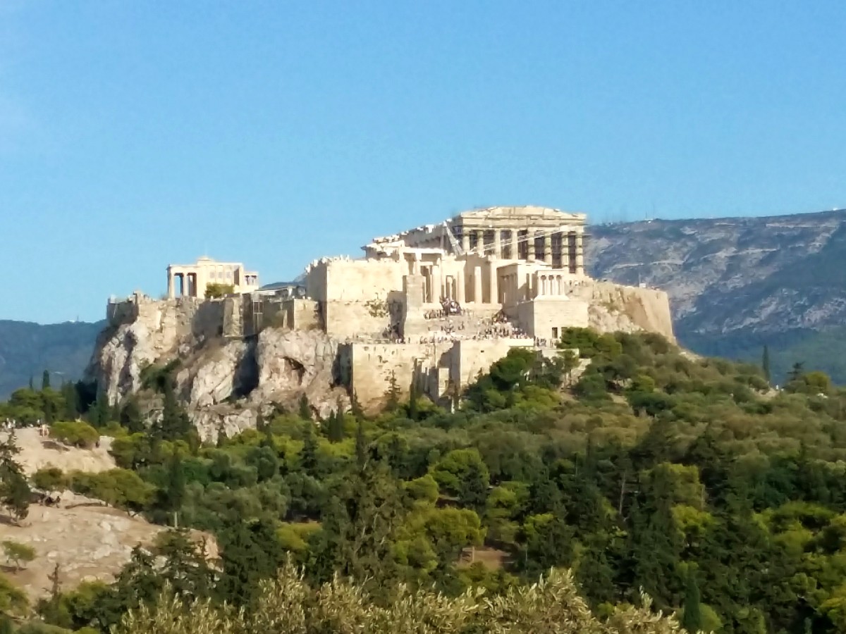 Walk around Athens on May 1st and see the Acropolis