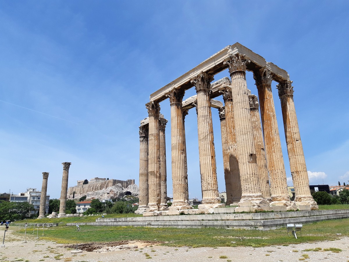 2 days in Athens itinerary - Temple of Olympian Zeus 