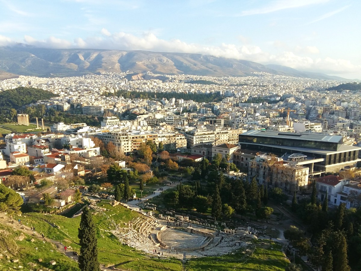3 days in Athens - The Acropolis Museum view from above
