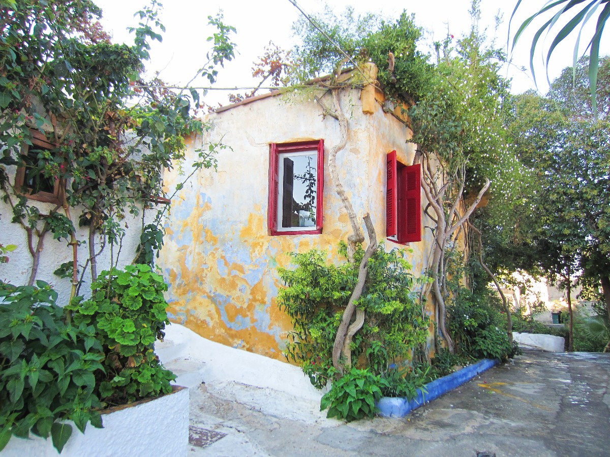 Anafiotika house in Athens Greece