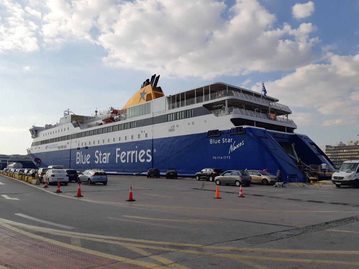 Blue Star Naxos - Ferry in Greece