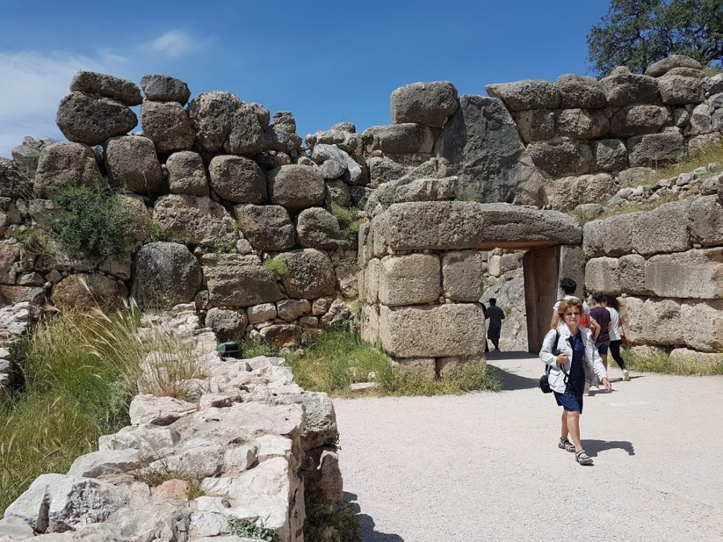 The UNESCO Site Of Ancient Mycenae In Greece