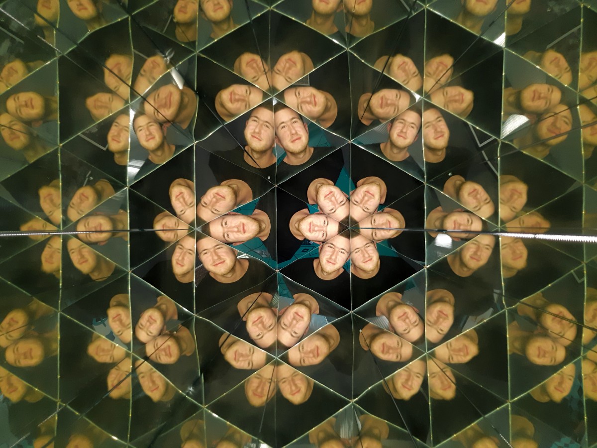 Caleidoscope in the Museum of Illusions in Athens