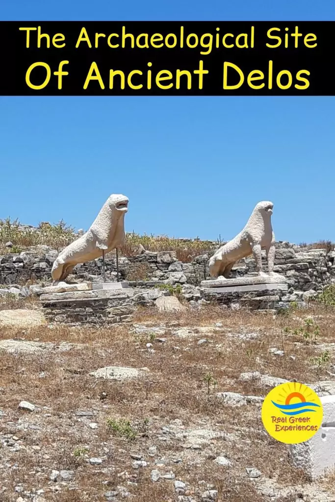 The UNESCO site of Ancient Delos - Greece