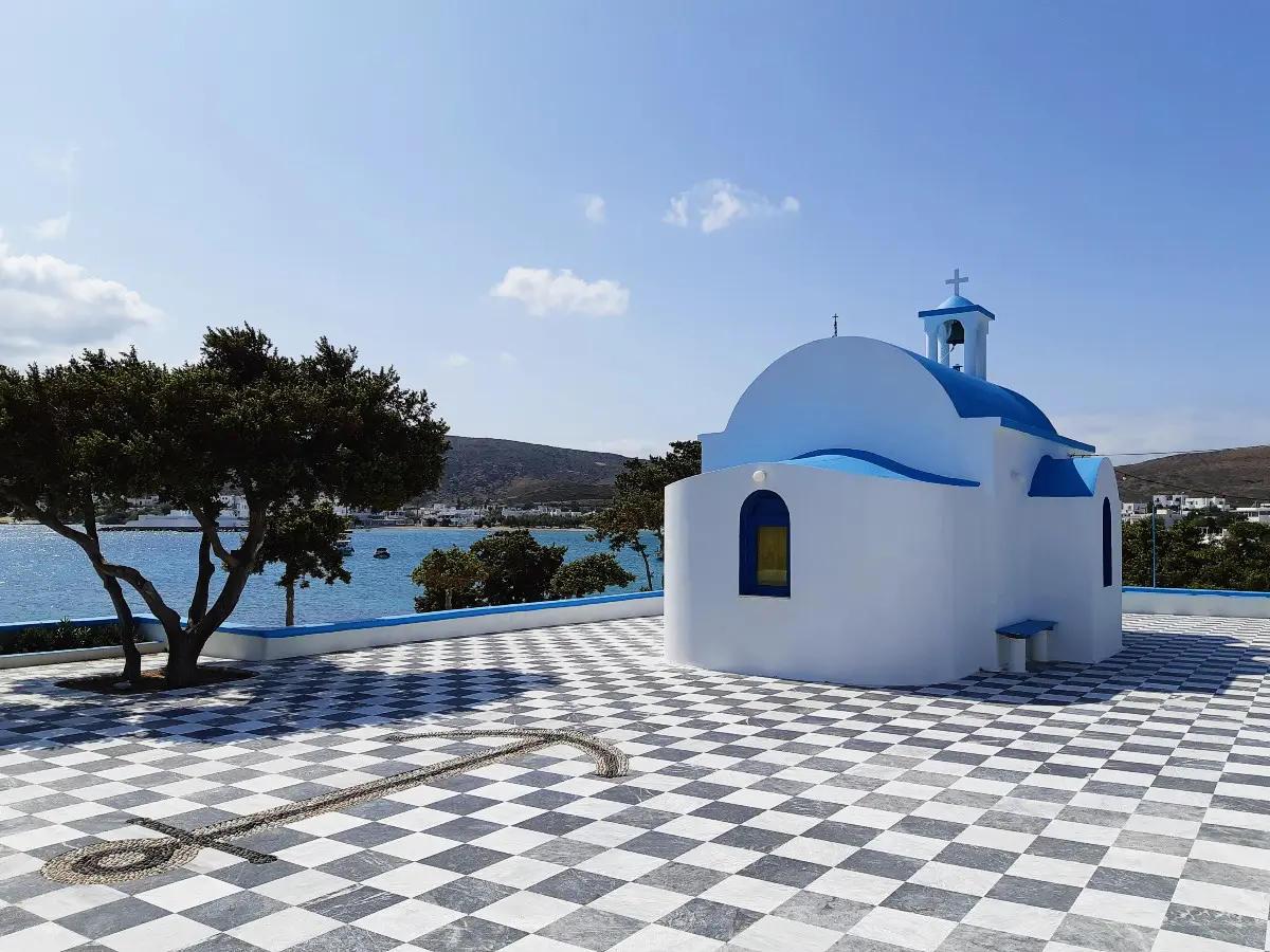 A church in Milos Greece