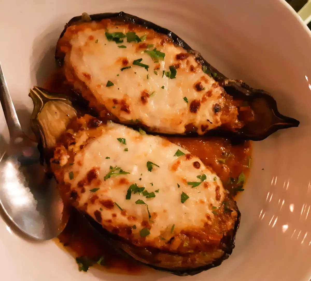 Greek food - Aubergines in the oven