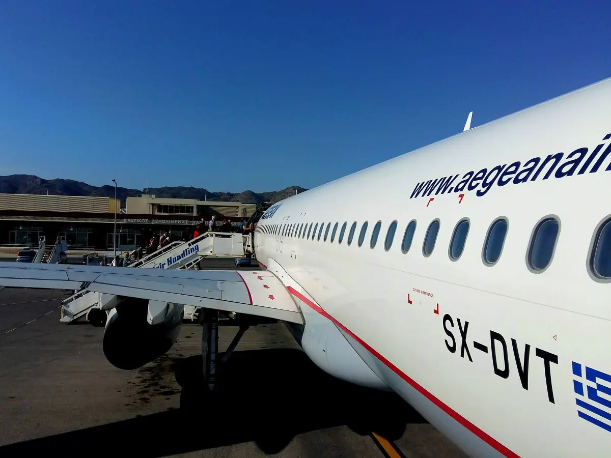 Travellers to Greece 2021 - Aegean flight