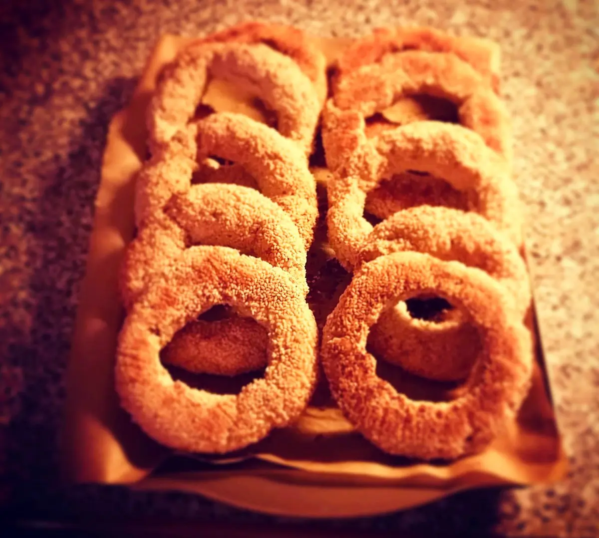 Greek koulouri popular street food
