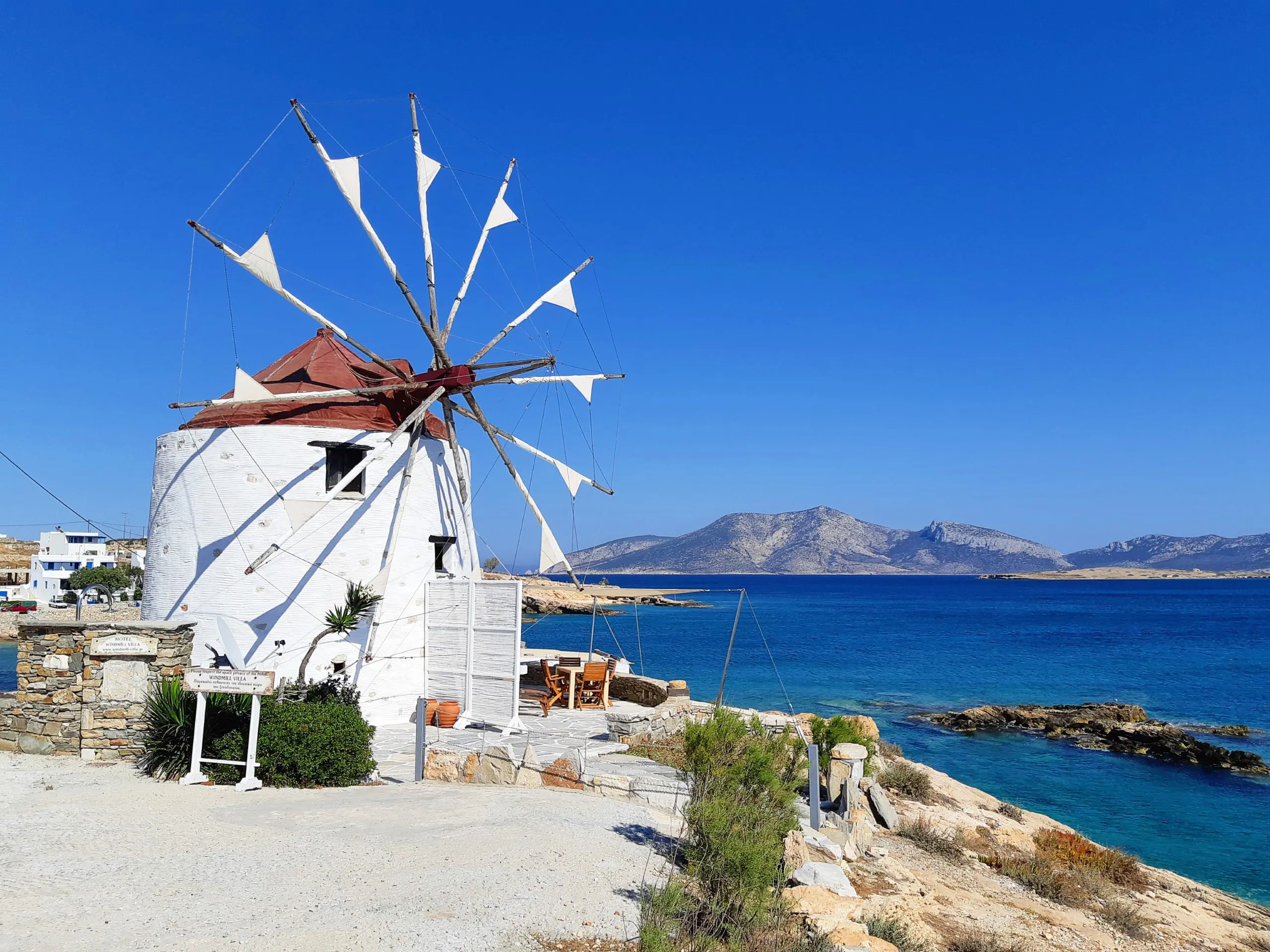 A windmill in Koufonissi Greece