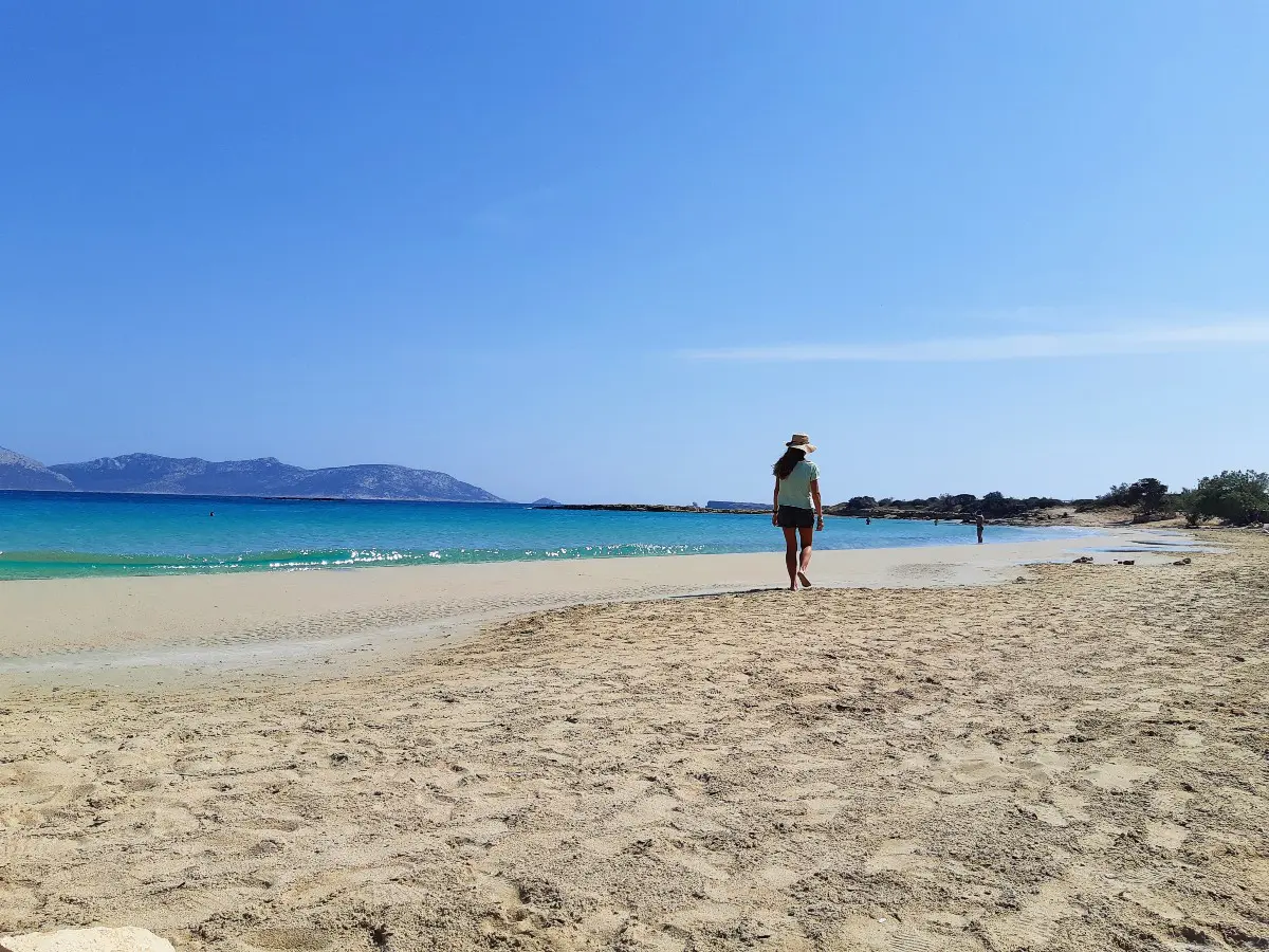 A wild beach in Koufonissi Greece