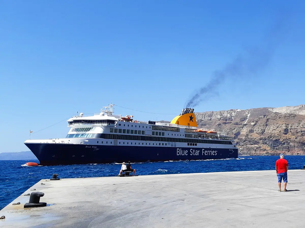 Greek island hopping on the ferries