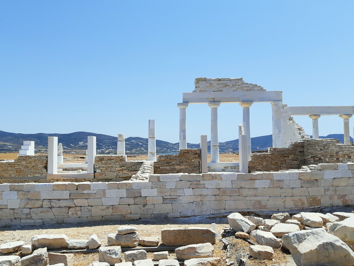 The temple of Apollo - Despotiko island Antiparos Greece