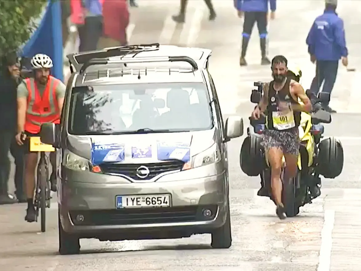 The winner - Athens Marathon 2021