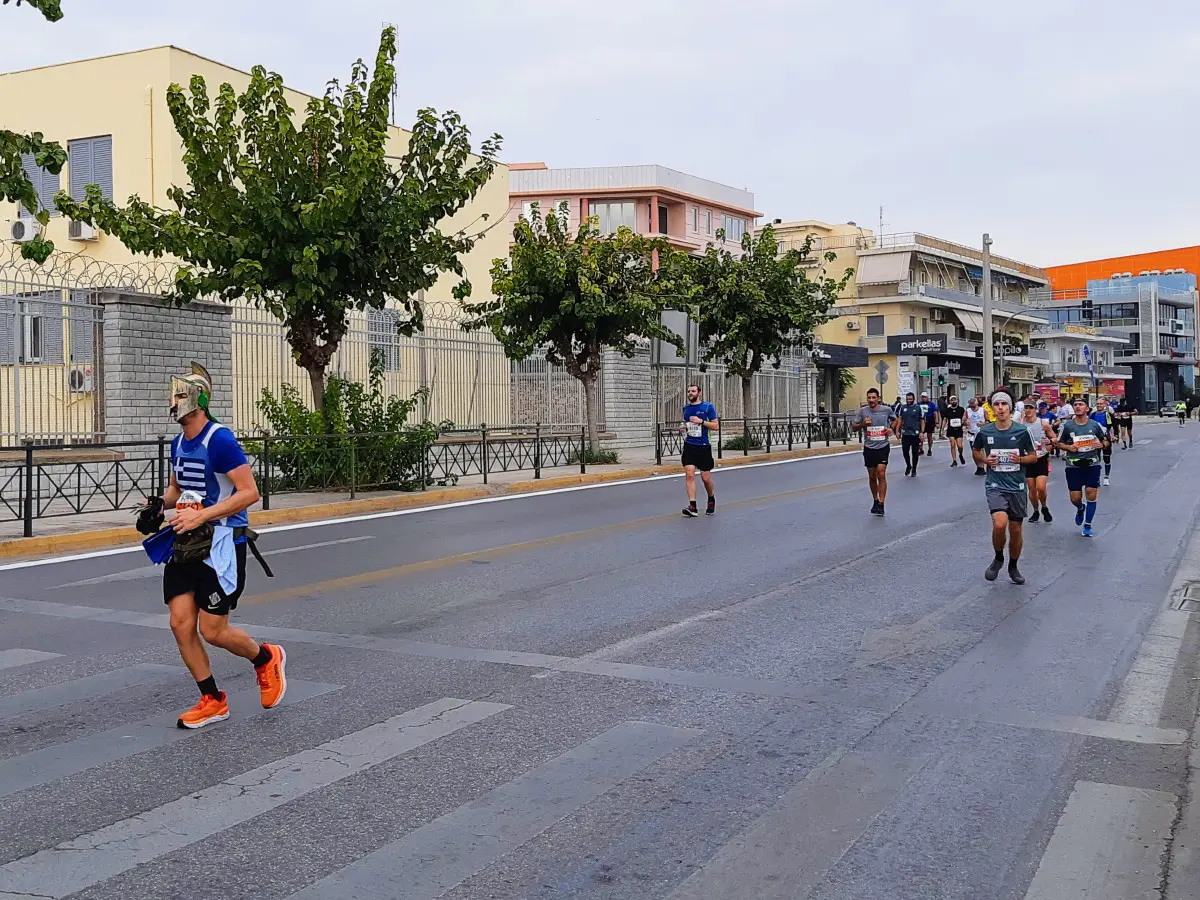 A Marathon runner in 2021