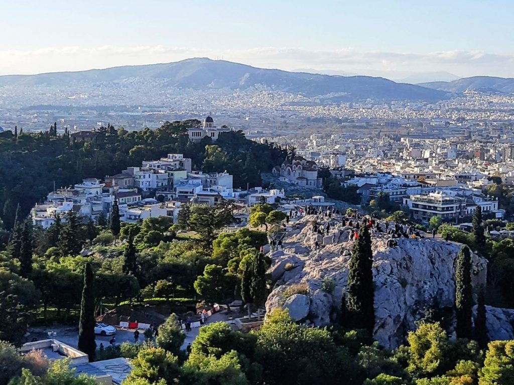 Visiting Areopagus Or Mars Hill In Athens Greece