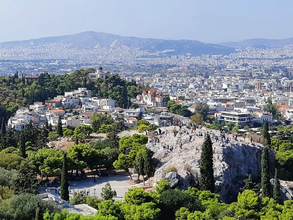 A view of Athens Greece