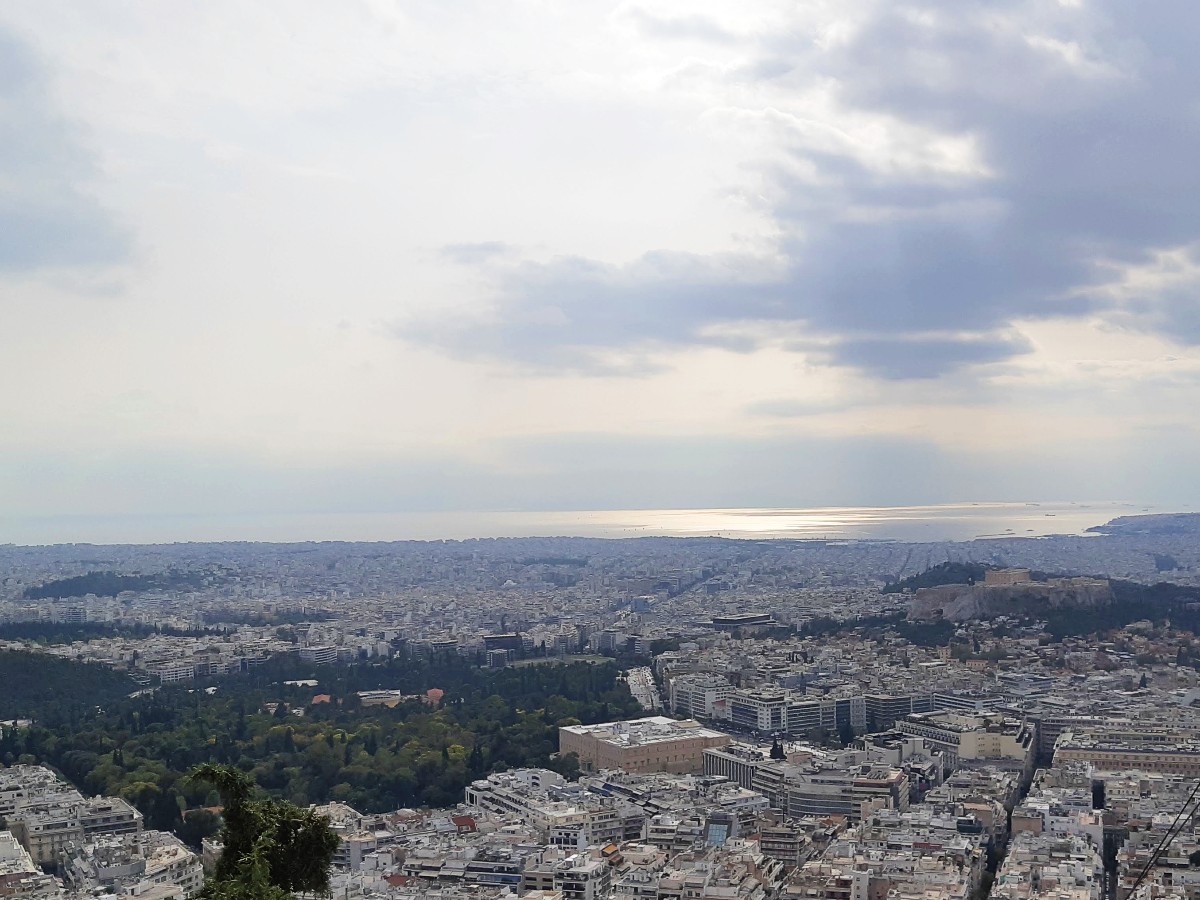 Lycabettus hill offers spectacular views of Athens